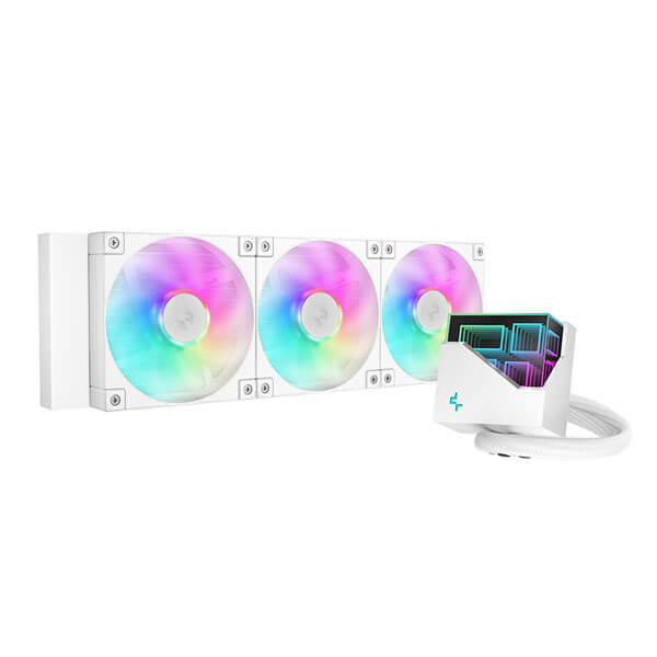 DEEPCOOL LT360 WH ARGB CPU LIQUID COOLER (WHITE)