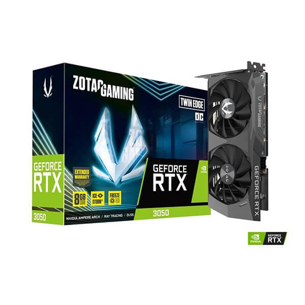 ZOTAC GAMING GeForce RTX 3050 Twin Edge OC 8GB GDDR6 Graphic Card ZT-A30500H-10M