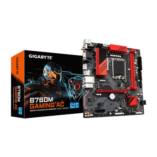 GIGABYTE GA-B760M GAMING AC DDR5 INTEL LGA1700 MOTHERBOARD