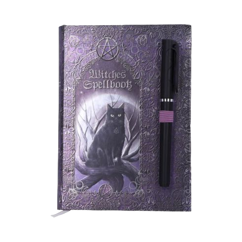 Nemesis Embossed Witches Spell Book A5 Journal With Pen P6 (Imported)