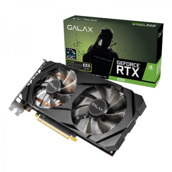 GALAX GeForce RTX 2060 (1-Click OC) 6GB GDDR6 Graphic Card 26NRL7HPX7OC