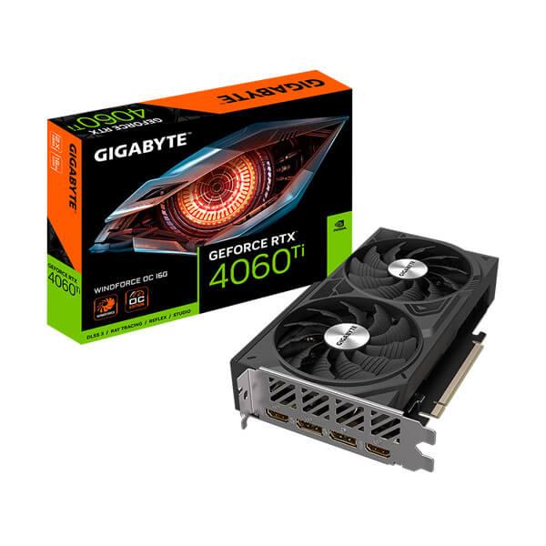 GIGABYTE RTX 4060 TI WINDFORCE OC 16GB GRAPHICS CARD