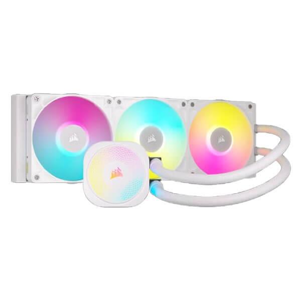 CORSAIR ICUE LINK TITAN 360 RX RGB 360MM CPU LIQUID COOLER (WHITE)