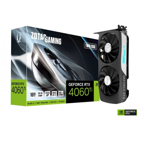 ZOTAC GEFORCE RTX 4060 TI 16GB TWIN EDGE GAMING GRAPHIC CARD