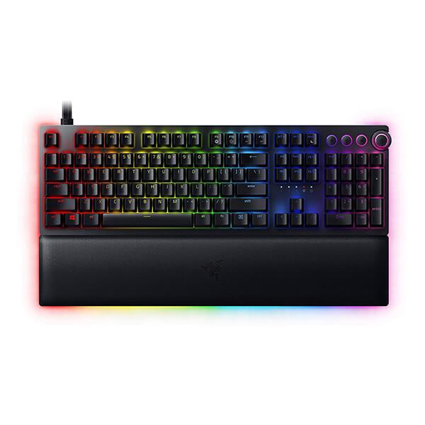 RAZER HUNTSMAN V2 ANALOG GAMING KEYBOARD ANALOG OPTICAL SWITCHES (BLACK)