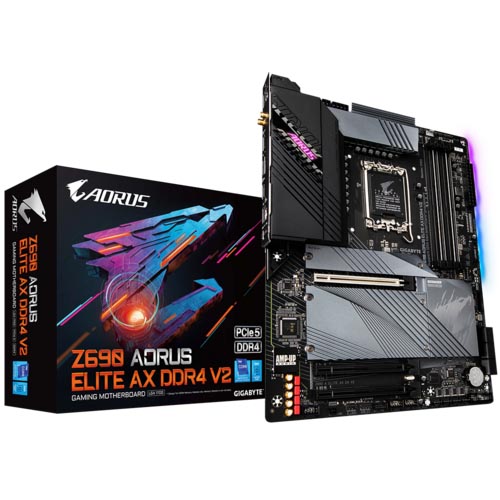 Gigabyte Z690 AORUS ELITE AX DDR4 V2 Intel Z690 ATX Motherboard