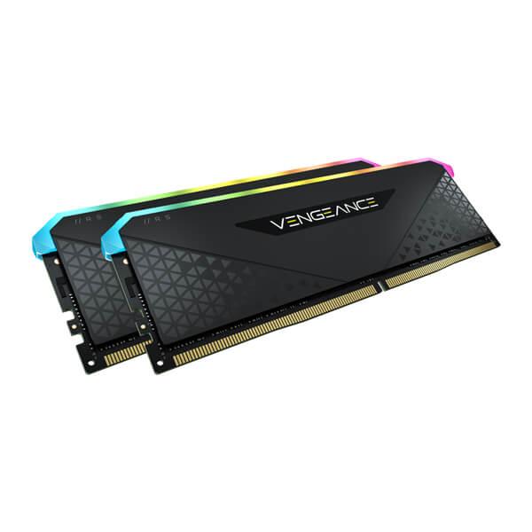 Corsair VENGEANCE RGB RS 32GB (2 x 16GB) DDR4 DRAM 3600MHz C18 Memory Kit CMG32GX4M2D3600C18