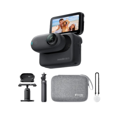 Insta360 GO 3 Travel Bundle Midnight Black 64GB (Imported)