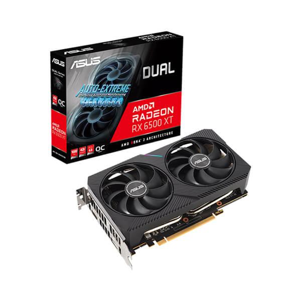 ASUS Dual Radeon RX 6500 XT OC Edition 4GB GDDR6 Graphic Card DUAL-RX6500XT-O4G